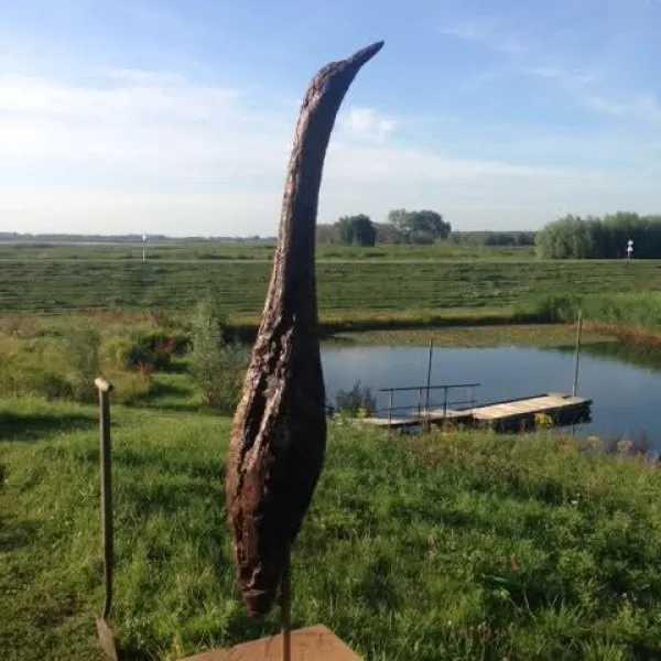 rietgors in keramiek Biesbosch door Iris Stolk